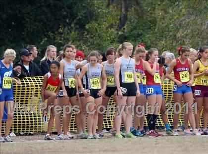 Thumbnail 2 in CIF State Cross Country Championships (D1 Girls) photogallery.