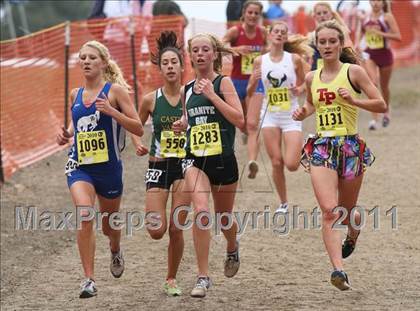 Thumbnail 2 in CIF State Cross Country Championships (D1 Girls) photogallery.