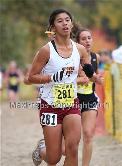 Thumbnail 2 in CIF State Cross Country Championships (D1 Girls) photogallery.