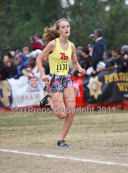 Thumbnail 2 in CIF State Cross Country Championships (D1 Girls) photogallery.