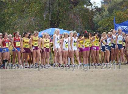 Thumbnail 1 in CIF State Cross Country Championships (D1 Girls) photogallery.