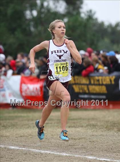 Thumbnail 2 in CIF State Cross Country Championships (D1 Girls) photogallery.