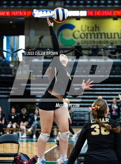 Thumbnail 2 in Cedar vs. Mountain View (UHSAA 4A 5th Place) photogallery.