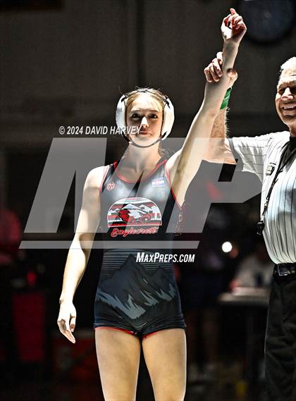 Thumbnail 2 in Mullen Tri Girls Wrestling photogallery.
