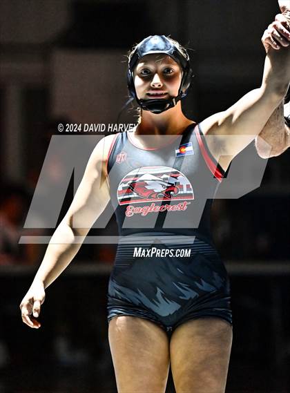 Thumbnail 3 in Mullen Tri Girls Wrestling photogallery.