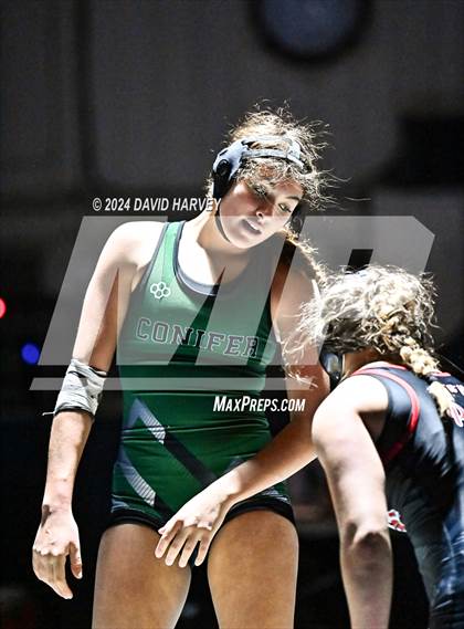 Thumbnail 3 in Mullen Tri Girls Wrestling photogallery.