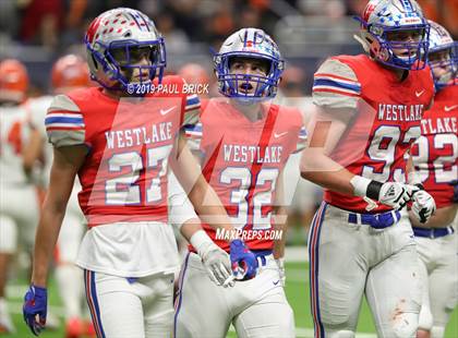 Thumbnail 1 in Westlake vs Brandeis (UIL 6A Quarterfinal Playoff) photogallery.