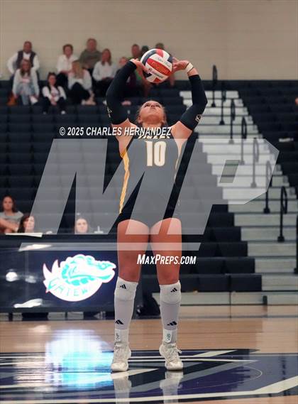Thumbnail 1 in Gateway College Preparatory vs. Sealy (UIL 4A D2 Volleyball Area Playoff) photogallery.