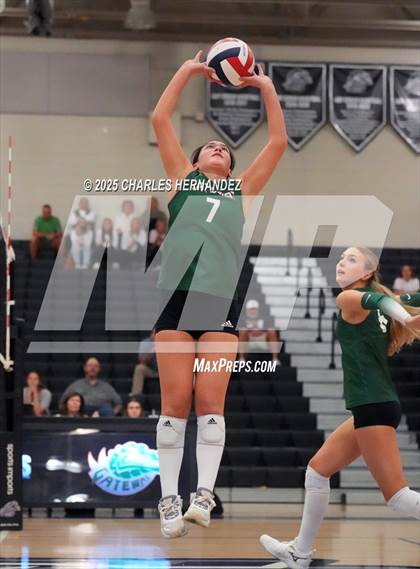 Thumbnail 3 in Gateway College Preparatory vs. Sealy (UIL 4A D2 Volleyball Area Playoff) photogallery.