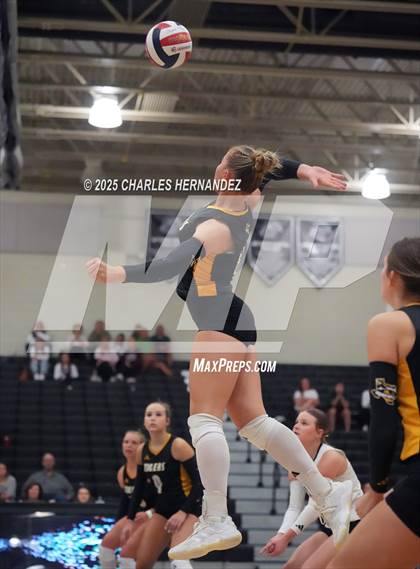 Thumbnail 3 in Gateway College Preparatory vs. Sealy (UIL 4A D2 Volleyball Area Playoff) photogallery.