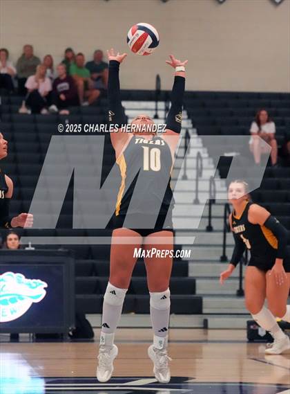 Thumbnail 1 in Gateway College Preparatory vs. Sealy (UIL 4A D2 Volleyball Area Playoff) photogallery.