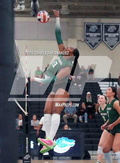Thumbnail 2 in Gateway College Preparatory vs. Sealy (UIL 4A D2 Volleyball Area Playoff) photogallery.