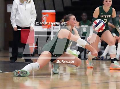 Thumbnail 2 in Gateway College Preparatory vs. Sealy (UIL 4A D2 Volleyball Area Playoff) photogallery.