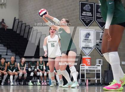 Thumbnail 1 in Gateway College Preparatory vs. Sealy (UIL 4A D2 Volleyball Area Playoff) photogallery.