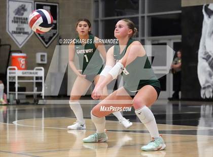 Thumbnail 1 in Gateway College Preparatory vs. Sealy (UIL 4A D2 Volleyball Area Playoff) photogallery.