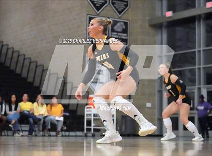 Thumbnail 3 in Gateway College Preparatory vs. Sealy (UIL 4A D2 Volleyball Area Playoff) photogallery.
