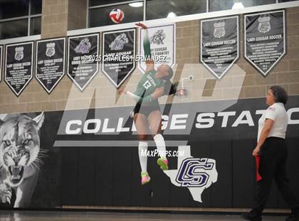 Thumbnail 2 in Gateway College Preparatory vs. Sealy (UIL 4A D2 Volleyball Area Playoff) photogallery.