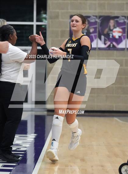 Thumbnail 2 in Gateway College Preparatory vs. Sealy (UIL 4A D2 Volleyball Area Playoff) photogallery.