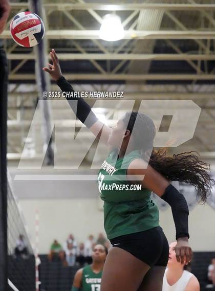 Thumbnail 2 in Gateway College Preparatory vs. Sealy (UIL 4A D2 Volleyball Area Playoff) photogallery.