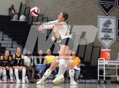 Thumbnail 3 in Gateway College Preparatory vs. Sealy (UIL 4A D2 Volleyball Area Playoff) photogallery.