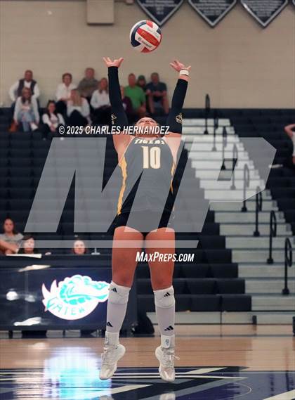 Thumbnail 3 in Gateway College Preparatory vs. Sealy (UIL 4A D2 Volleyball Area Playoff) photogallery.