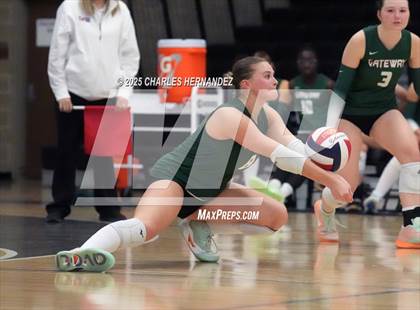 Thumbnail 1 in Gateway College Preparatory vs. Sealy (UIL 4A D2 Volleyball Area Playoff) photogallery.