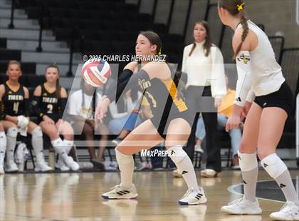 Thumbnail 3 in Gateway College Preparatory vs. Sealy (UIL 4A D2 Volleyball Area Playoff) photogallery.