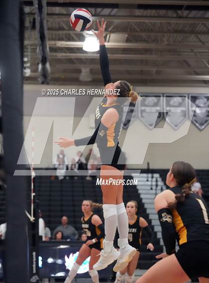 Thumbnail 2 in Gateway College Preparatory vs. Sealy (UIL 4A D2 Volleyball Area Playoff) photogallery.