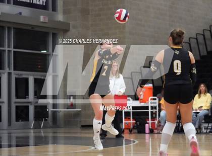 Thumbnail 2 in Gateway College Preparatory vs. Sealy (UIL 4A D2 Volleyball Area Playoff) photogallery.