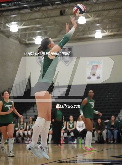 Thumbnail 3 in Gateway College Preparatory vs. Sealy (UIL 4A D2 Volleyball Area Playoff) photogallery.