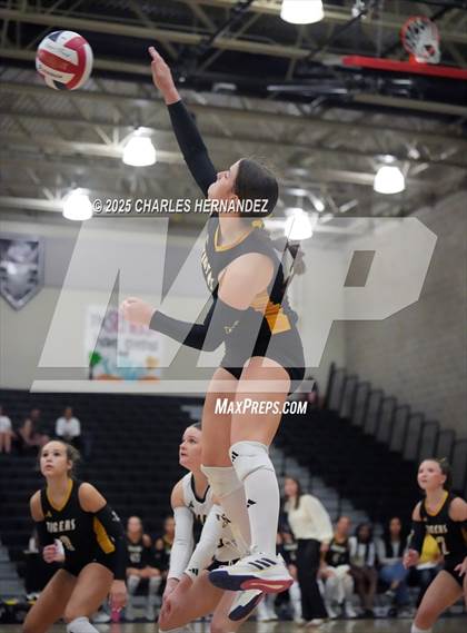 Thumbnail 3 in Gateway College Preparatory vs. Sealy (UIL 4A D2 Volleyball Area Playoff) photogallery.