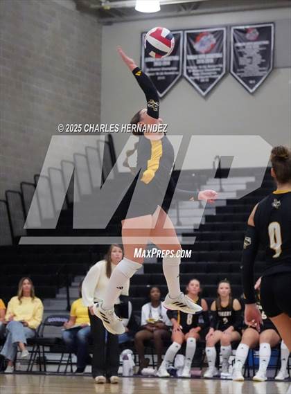 Thumbnail 2 in Gateway College Preparatory vs. Sealy (UIL 4A D2 Volleyball Area Playoff) photogallery.