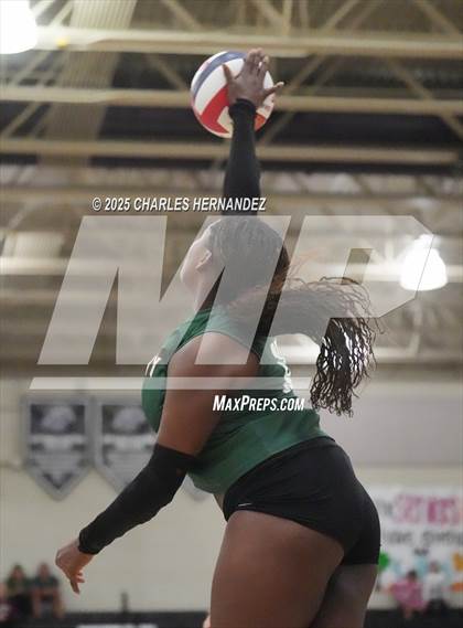 Thumbnail 3 in Gateway College Preparatory vs. Sealy (UIL 4A D2 Volleyball Area Playoff) photogallery.