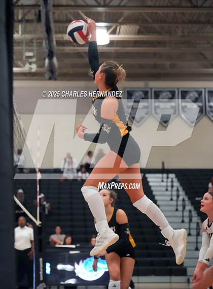 Thumbnail 2 in Gateway College Preparatory vs. Sealy (UIL 4A D2 Volleyball Area Playoff) photogallery.