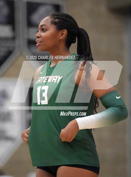 Thumbnail 1 in Gateway College Preparatory vs. Sealy (UIL 4A D2 Volleyball Area Playoff) photogallery.