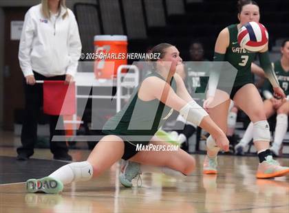 Thumbnail 3 in Gateway College Preparatory vs. Sealy (UIL 4A D2 Volleyball Area Playoff) photogallery.
