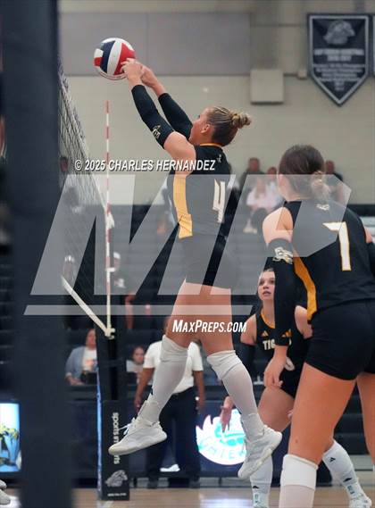Thumbnail 2 in Gateway College Preparatory vs. Sealy (UIL 4A D2 Volleyball Area Playoff) photogallery.