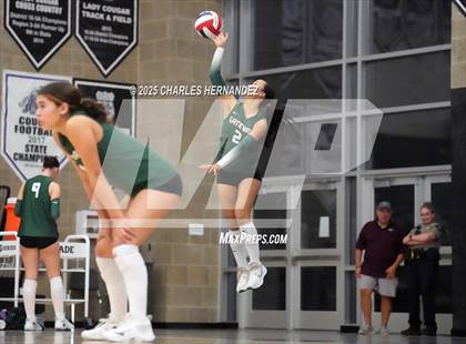 Thumbnail 2 in Gateway College Preparatory vs. Sealy (UIL 4A D2 Volleyball Area Playoff) photogallery.