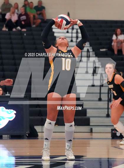 Thumbnail 2 in Gateway College Preparatory vs. Sealy (UIL 4A D2 Volleyball Area Playoff) photogallery.