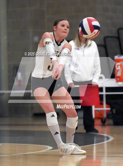 Thumbnail 3 in Gateway College Preparatory vs. Sealy (UIL 4A D2 Volleyball Area Playoff) photogallery.