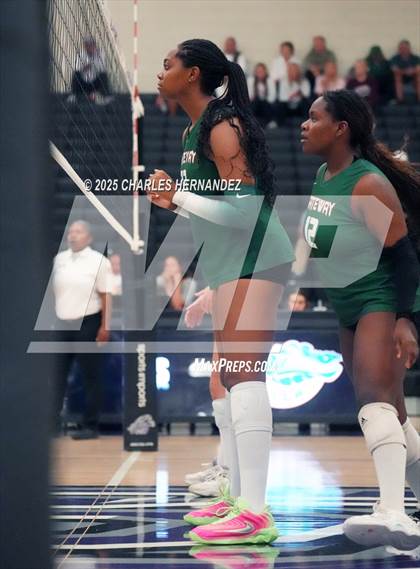 Thumbnail 3 in Gateway College Preparatory vs. Sealy (UIL 4A D2 Volleyball Area Playoff) photogallery.