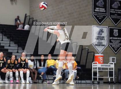 Thumbnail 3 in Gateway College Preparatory vs. Sealy (UIL 4A D2 Volleyball Area Playoff) photogallery.