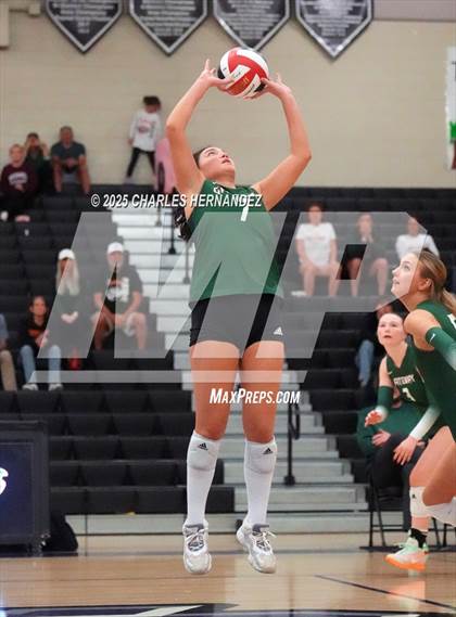 Thumbnail 3 in Gateway College Preparatory vs. Sealy (UIL 4A D2 Volleyball Area Playoff) photogallery.