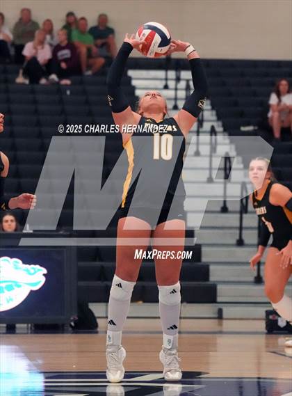 Thumbnail 3 in Gateway College Preparatory vs. Sealy (UIL 4A D2 Volleyball Area Playoff) photogallery.