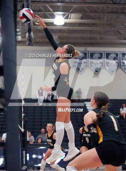 Thumbnail 2 in Gateway College Preparatory vs. Sealy (UIL 4A D2 Volleyball Area Playoff) photogallery.