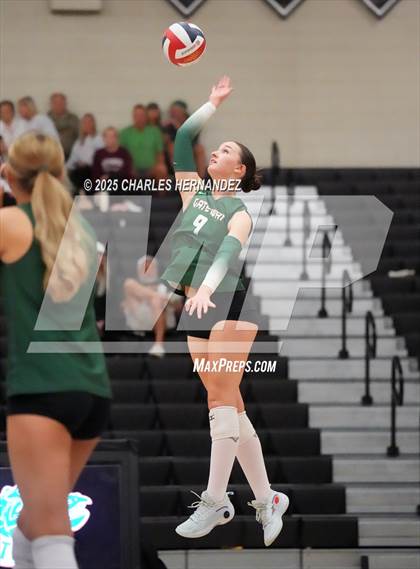 Thumbnail 3 in Gateway College Preparatory vs. Sealy (UIL 4A D2 Volleyball Area Playoff) photogallery.