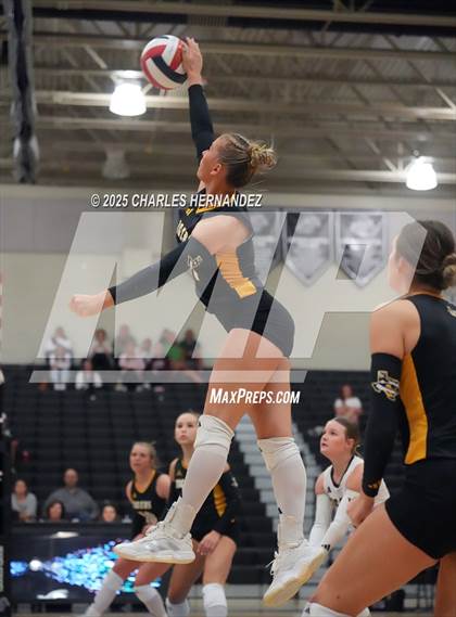 Thumbnail 2 in Gateway College Preparatory vs. Sealy (UIL 4A D2 Volleyball Area Playoff) photogallery.