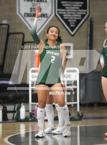 Thumbnail 1 in Gateway College Preparatory vs. Sealy (UIL 4A D2 Volleyball Area Playoff) photogallery.