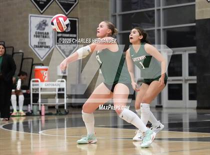 Thumbnail 3 in Gateway College Preparatory vs. Sealy (UIL 4A D2 Volleyball Area Playoff) photogallery.