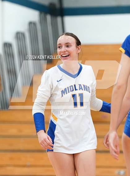 Thumbnail 2 in Midland vs. Clarenceville (Our Lady Of The Lakes Invite) photogallery.
